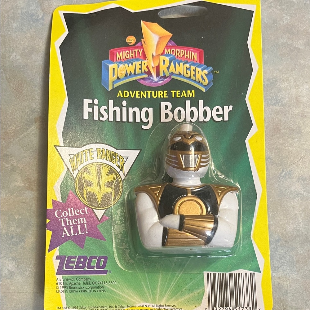 White Ranger Fishing Bobber